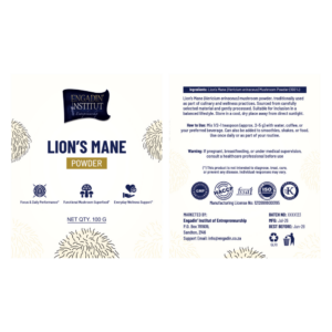 Lion’s Mane (Premium Dual Organic Extract) - 100g